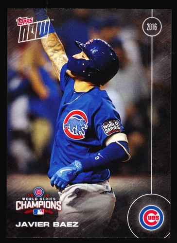 2016 Topps Now WS-4 Javier Baez
