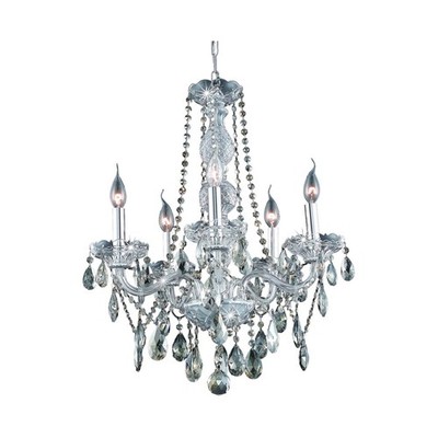 Elegant Lighting 7955D21C-GT/RC Verona Mini Chandelier Chrome