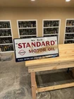 Vintage Style Metal Sign We Sell Standard Motor Oil 12x18