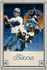 12x8in Metal Sign Dallas Cowboys NFL Metal Sign Vintage Style Team Logo Wall
