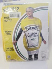 Funny Heinz Mustard Squeeze Bottle Adult Costume. One Size Fits most
