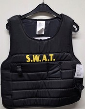 Polizei Weste, SWAT, taktische Schutzweste, Kinderkostüm Größe 164, NEU/OVP