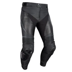 Oxford Nexus 1.0 Leather Mens Motorcycle Motorbike Bike Trousers Pant Black