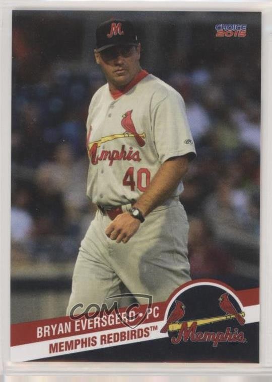 2015 Choice Memphis Redbirds Bryan Eversgerd #13 0g0