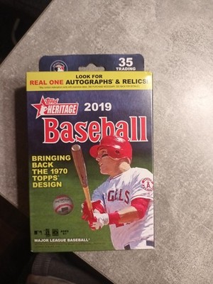 2019 Topps Heritage Baseball Hanger Box Neu OVP Factory Sealed