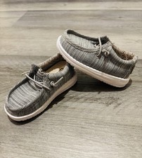 NEW Hey Dudes Baby Toddler Shoes Slip-On Sneakers in Gray Size 5