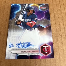2023 Bowmans Best AUTO ROOKIE Hendry Chivilli RC #B23-HC Twins Baseball (e9)