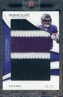 2018 Immaculate Collection Lamar Jackson RC Rookie Player-Worn Jumbo Patch 8/22