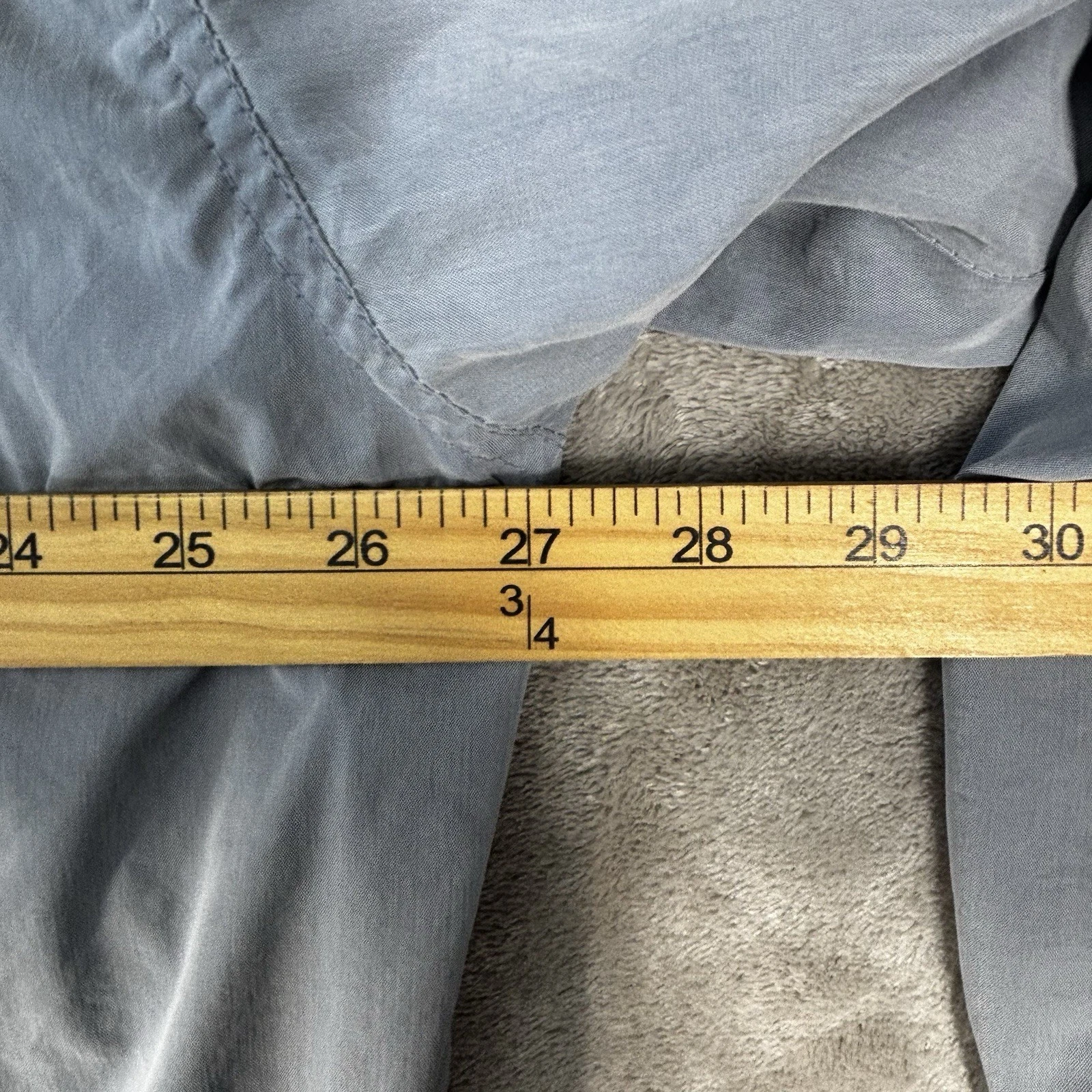 VTG COAT Compagnie Bomber Jacket Womans Size Large 46 light blue - product detail image 14