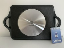 Valira Grill Griddle Frying Pan Non Stick Aluminium Induction Hot Plate Baking