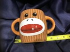 GALERIE 2 handle SOCK MONKEY MUG never used! NEW! EXCELLENT! 🐵🙉🙈🙊🐵 — photo 4