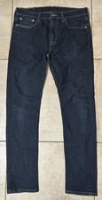 Levis 510 Jeans Men Size 32x32 Skinny Jeans Blue Dark Wash Denim Stretch Red Tab