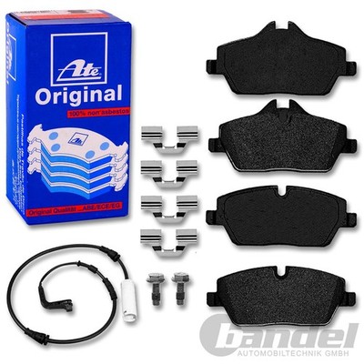 ATE BREMSBELÄGE + WK VORNE passend für BMW 1er E81 E87 E82 E88 bis Bj. 3/2010