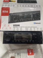 BOSS Audio Systems 609UAB Multimedia Car Stereo - Single Din Radio, Bluetooth