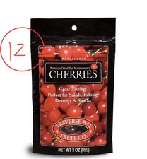 12 Pack Member's Mark Traverse Bay Premium Dried Montmorency Cherries 3 Oz.