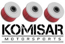 3 Pack Oil Filter for Honda Fourtrax 300 TRX300 TRX300FW 1988-2000