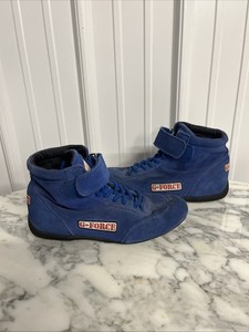 G-Force Racing Gear Blue Suede Driving Shoes SFI 3.3/5 Spec 6.5 Mens 8.5 Womens G-Force GF235 Racegrip Racing Shoes - SFI 3.3 main image 4