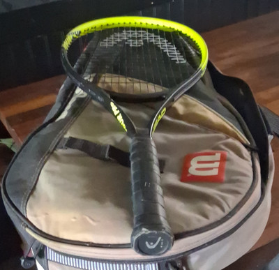 HEAD Tennis Racquet Yellow 8P9666 4 3/8 Grip Lightweight Performance Design