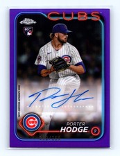 2024 Topps Chrome Update Porter Hodge Rookie Auto True Purple #/250