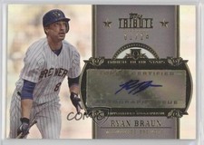 2013 Topps Tribute to the Stars 1/24 Ryan Braun #TSA-RB Auto q3x