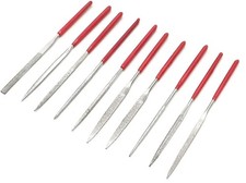 SERIE DA 10 MICRO LIME / LIMETTE DIAMANTATE LUNGHEZZA 100mm PER MODELLISMO