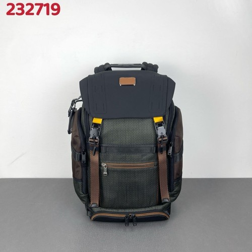Tumi Alpha Bravo Expedition Flap Backpack Onyx Black Business Travel Bag 232719