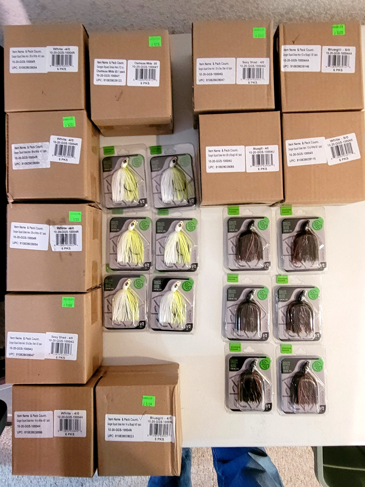 LOT of  185 Googan Fishing Jig assortment ALL NEW (See description for  details) - Image 11