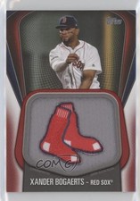 2020 Topps Jersey Sleeve Red 10/10 Xander Bogaerts #JJSP-XB Jumbo Patch uk2