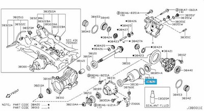 巴日和 20個 38761-JP20B Nissan Genuine INFINITI AWD Coupling Unit. Z51 MURANO