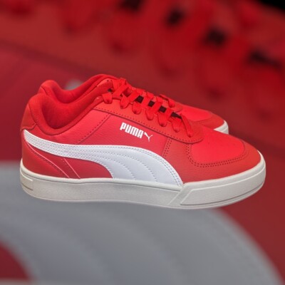 Puma Mens Caven 380810-19 Red Casual Shoes Sneakers