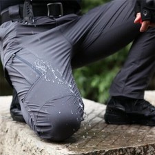 Waterproof Mens Cargo Pants Work Combat Pants Outdoor Hiking Trousers Tactical