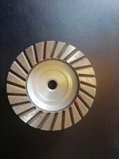 PIATTO DIAMANTATO PROFESSIONALE M14 X SPIANARE MARMO GRANITO PIETRA GRES RESINA