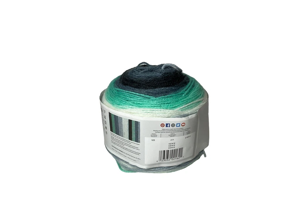 Lion Brand Mandala Yarn “Genie” 525-217 Acrylic Cake Skein, 5.3 Oz. NEW - Image 4 of 4