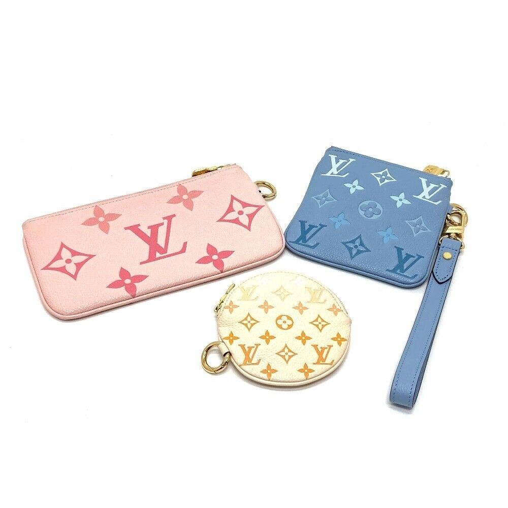 Louis Vuitton Trio Pouch Set By The Pool Monogram Empreinte Giant