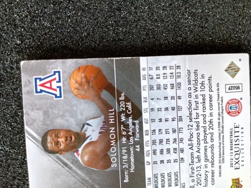 Set Upper Deck Squisito 2012-13 90/99 R-9+Panini Prestige 88/149-SOLOMON HILL - Foto 10 di 13