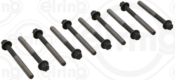 Elring 577.120 Bolt Kit, Cylinder Head For Mitsuoka Nissan Nissan (Dfac) Renaul-image