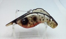 Vtg Heddon CRAW SHRIMP Amber Black BAM 2 7/8" Lipless Crankbait 1/2 Fishing Lure
