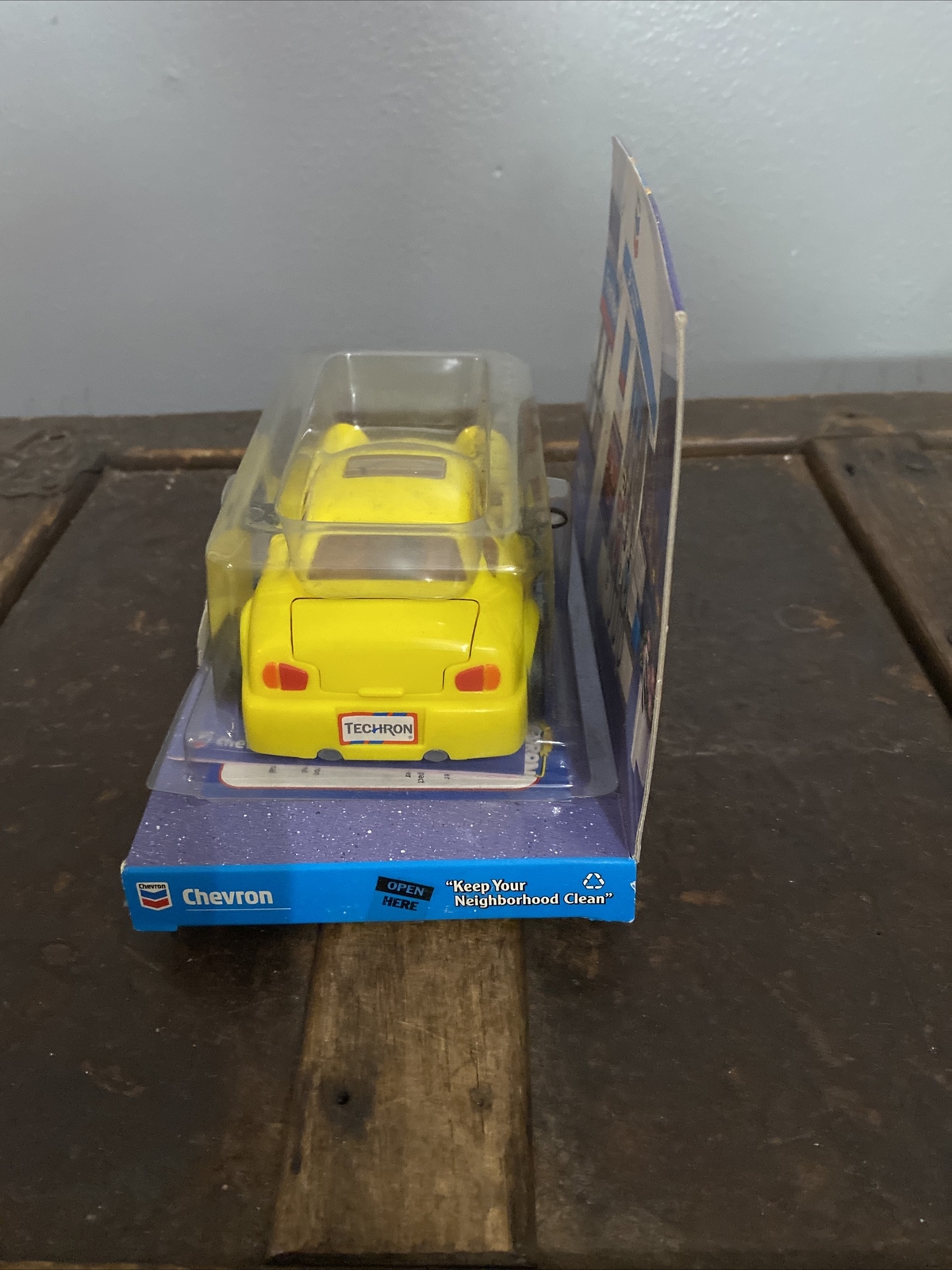 The Chevron Cars Tina Turbo Yellow Collectible Toy Car 1998 New NIP