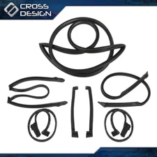 Full Weatherstrip Kit Weather Strip Seal Fit For 1984-1989 Corvette Rubber