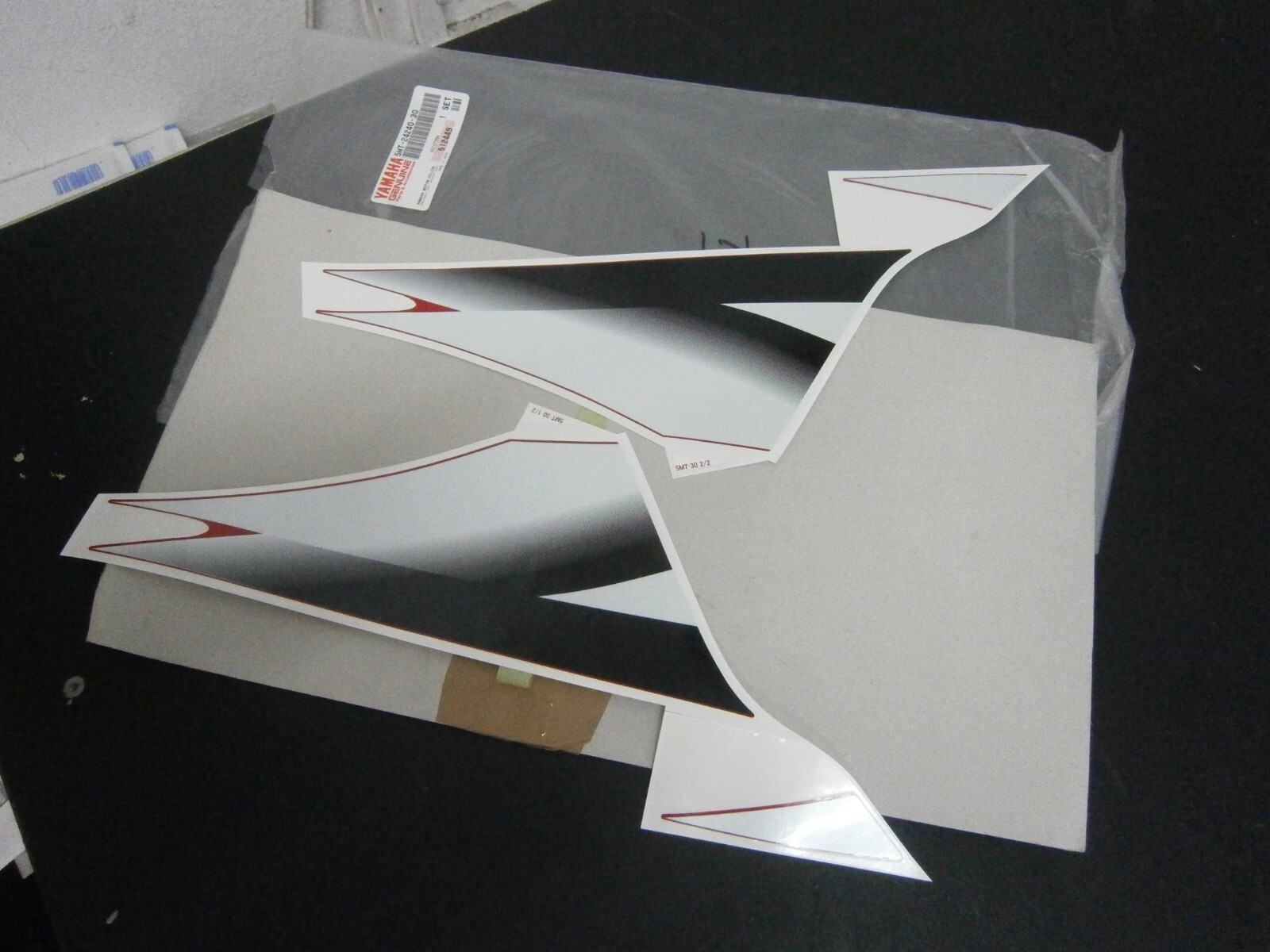 Yamaha YZF R6 5MT 2002 Fuel Tank Graphic Decal Sticker PAIR 5MT-24240 ...