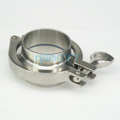 Tri Clamp Clover Edelstahl-Flansch – 2,5 Zoll (77 Mm), SUS 304, Für Sanitärtechnische Anwendungen