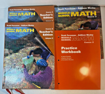 Scott Foresman /AW Middle School Math Course 2 1999 Teacher/Student 0201312484