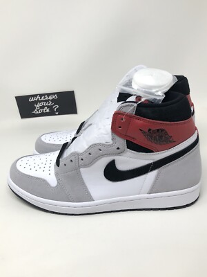 Nike Air Jordan One Light Smoke Grey Size High 555088126