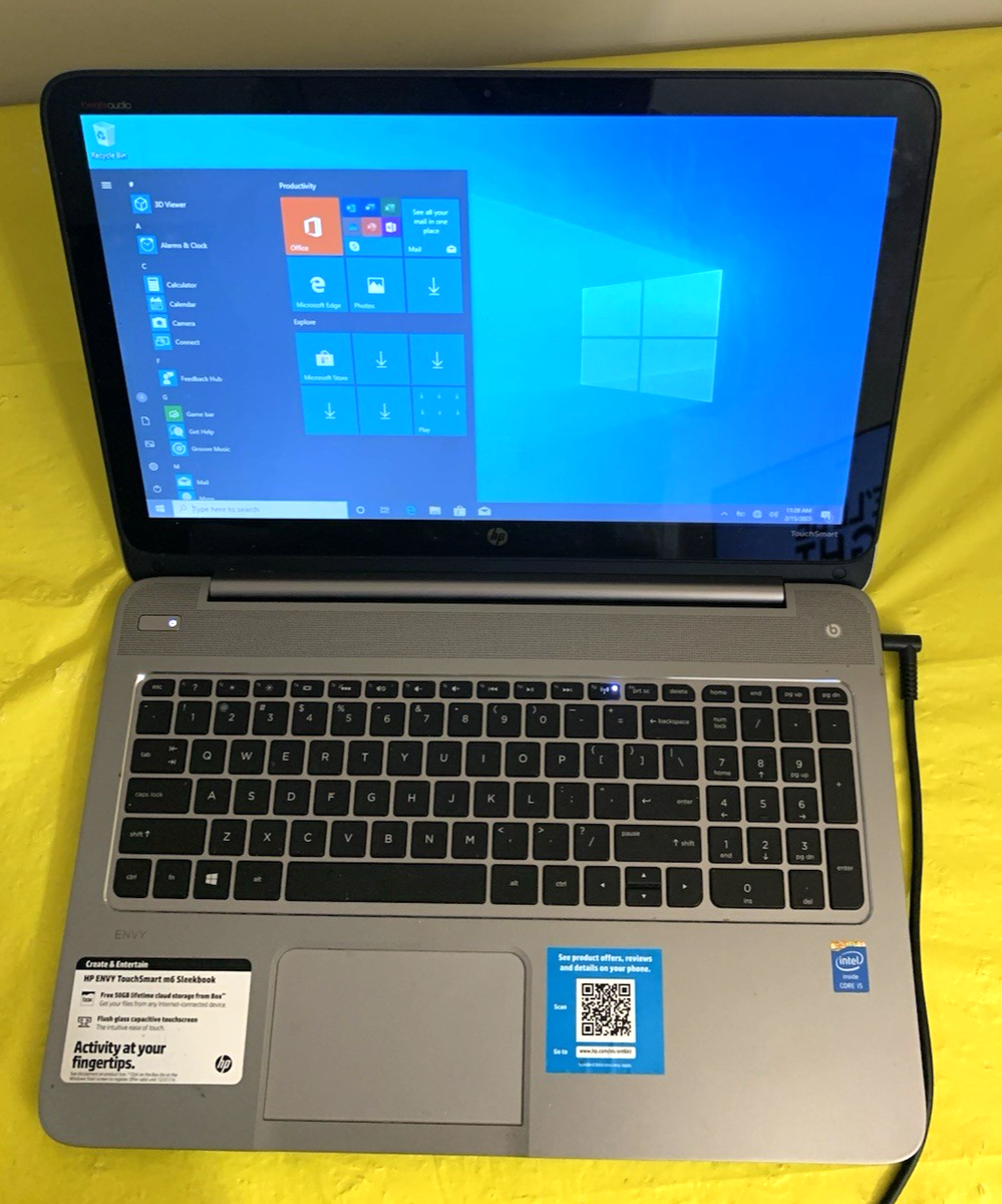 HP Envy TS M6 Sleekbook Core i5 1.6GHz 256GB 16GB Win10P