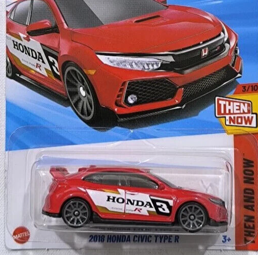 Hot Wheels 2025 Case F Mainline - 2018 Honda Civic Type R - Int