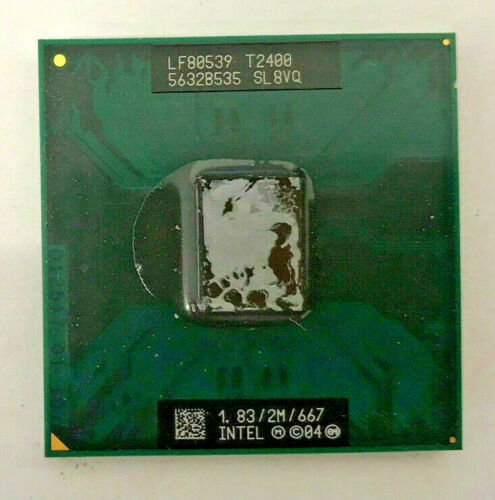 INTEL Core Duo T2400 SL8VQ MÓVIL - 1,83 GHz / 2M / 667 - zócalo M #812 - Imagen 1 de 2