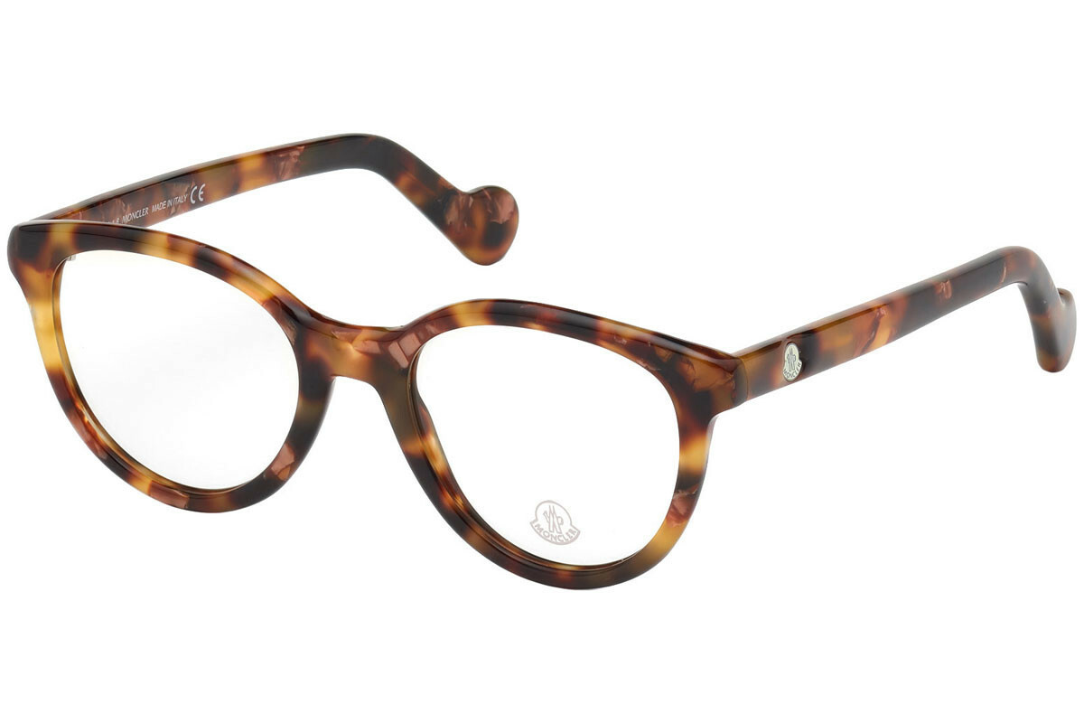 Оправа для очков Moncler ML5043 055 в полоску из пластика Havana 50-19-140 5043 36090₽