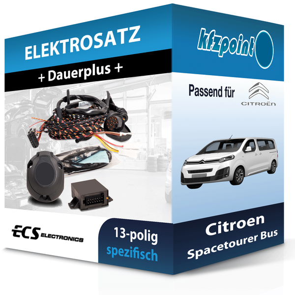 ECS E-Satz 13Polig Fahrzeugspezifisch Passend für Citroen Spacetourer Bus NEU-image