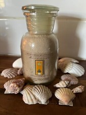 Crabtree Evelyn Azzemour Sensuous Bath Grains Salts Sealed Glass Jar 8.8 oz