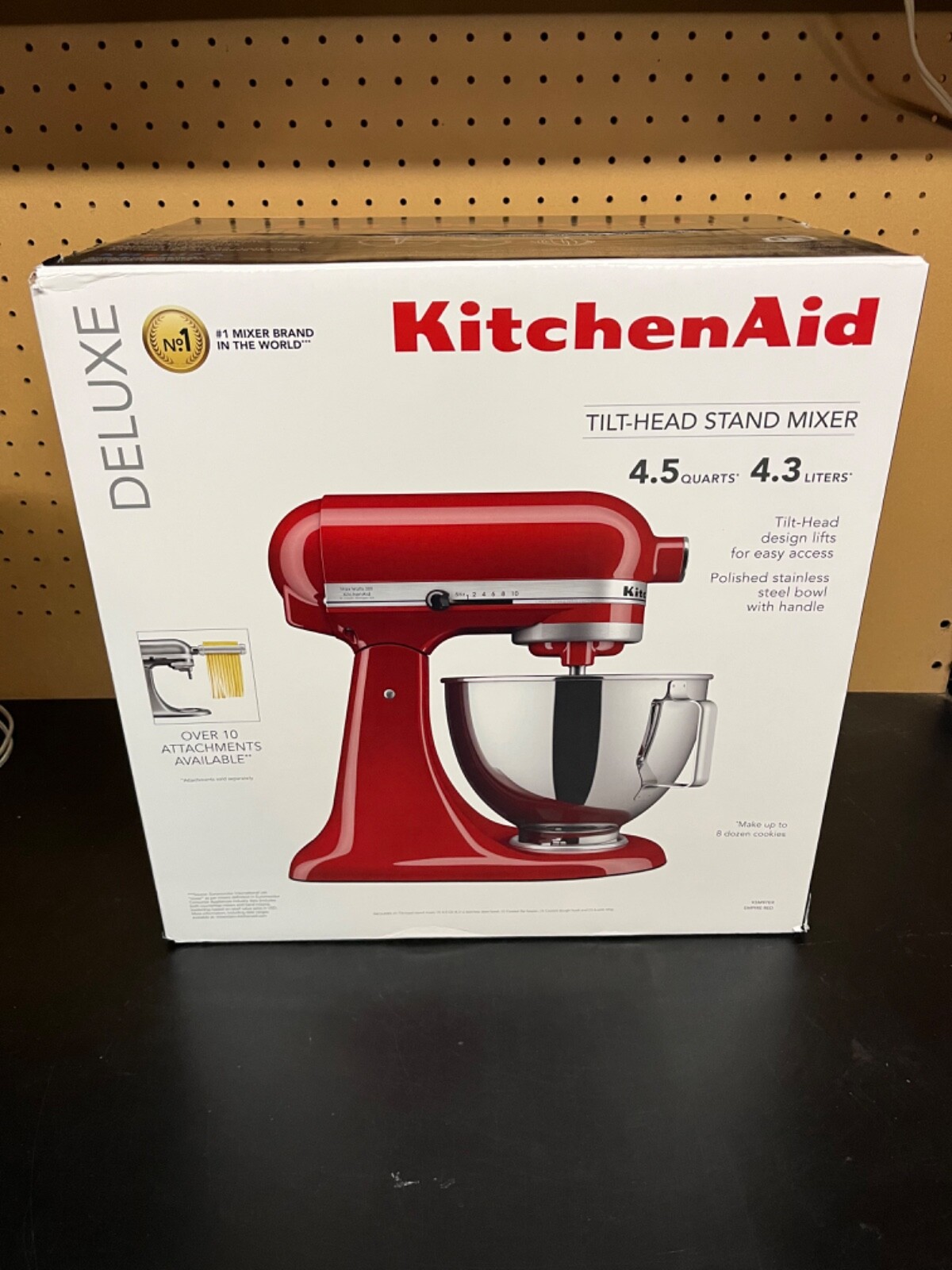KitchenAid Deluxe 4.5 Quart Tilt-Head Stand Mixer - Empire Red (KSM97ER)